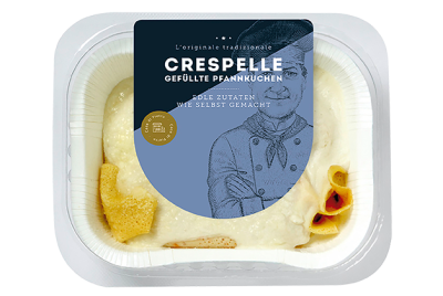 Ein Bild des Produktes Crespelle mit Steinpilzen der Marke Casa Di Pietro