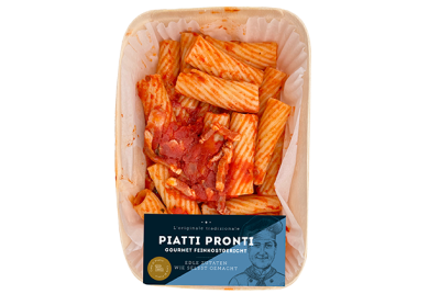 Ein Bild des Produktes Pasta all`Amatriciana der Marke Casa Di Pietro